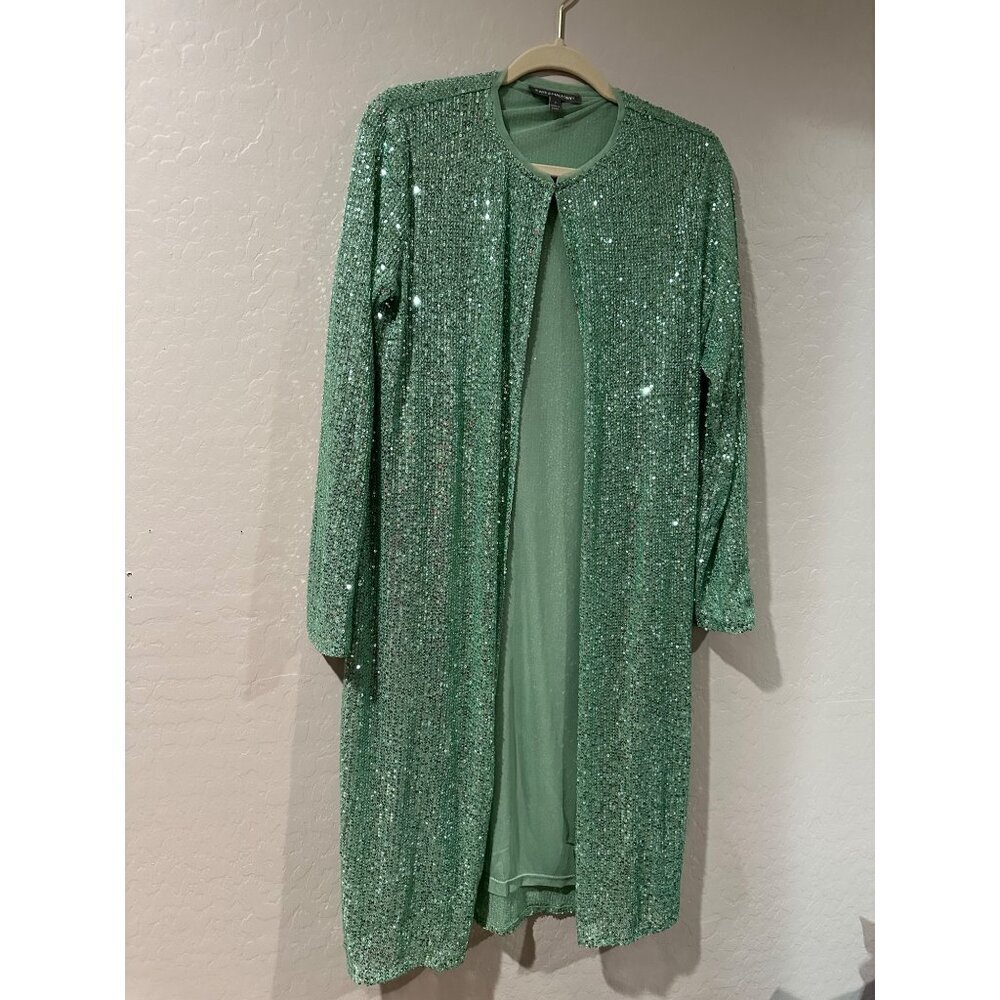 Kate & Mallory Women's Open front Sequin Cardigan Size S NWOT